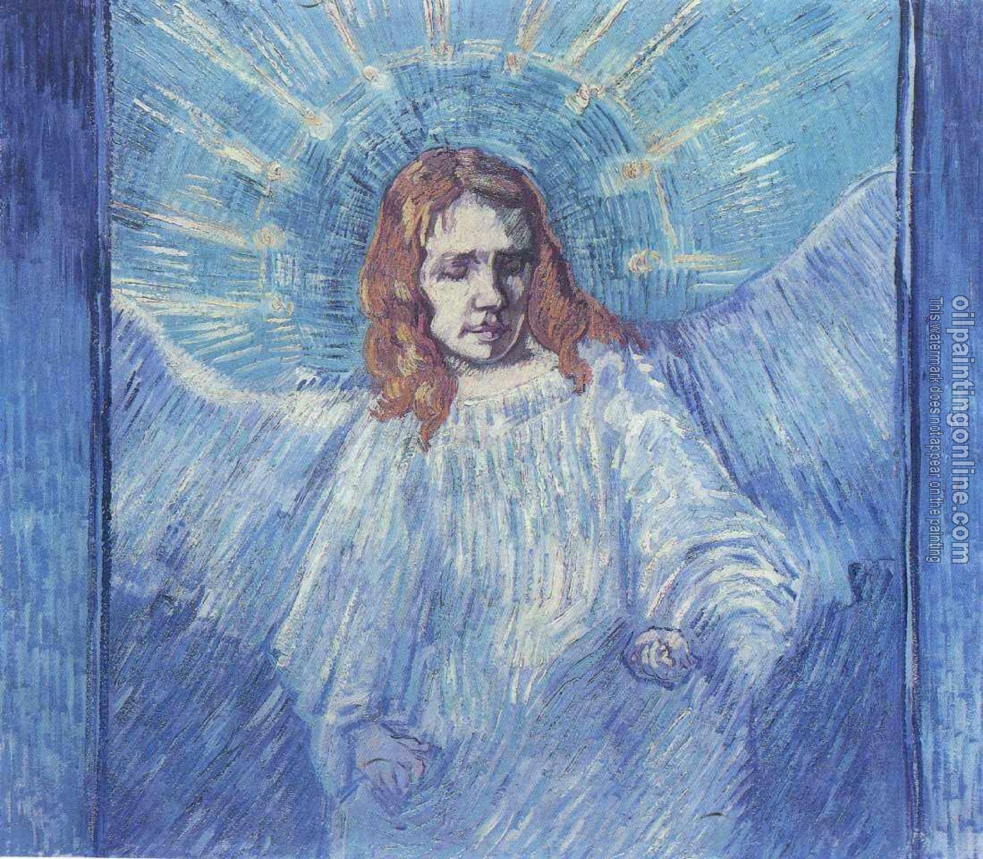 Gogh, Vincent van - Half Figure of an Angel